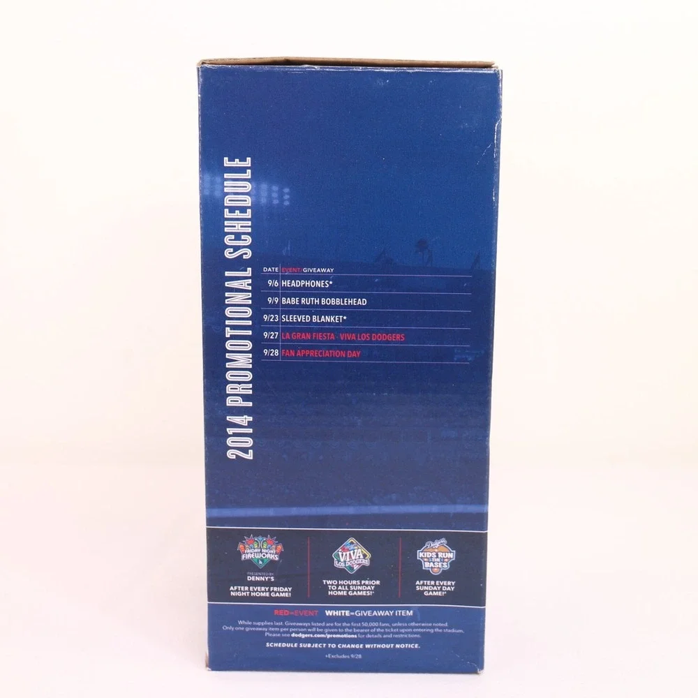 Los Angeles Dodgers Magic Johnson Bobblehead Open Box 2014 Promotional Schedule